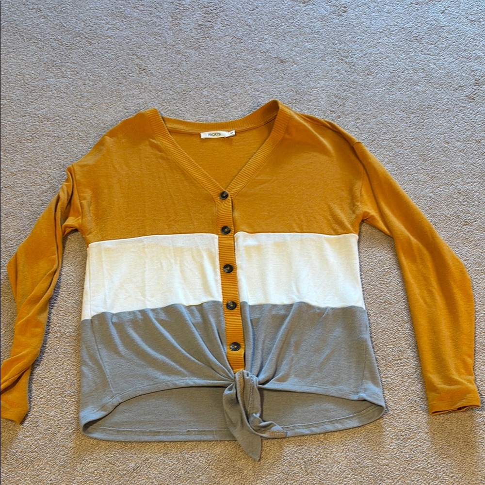 Ricki's Mustard Knit Sweater